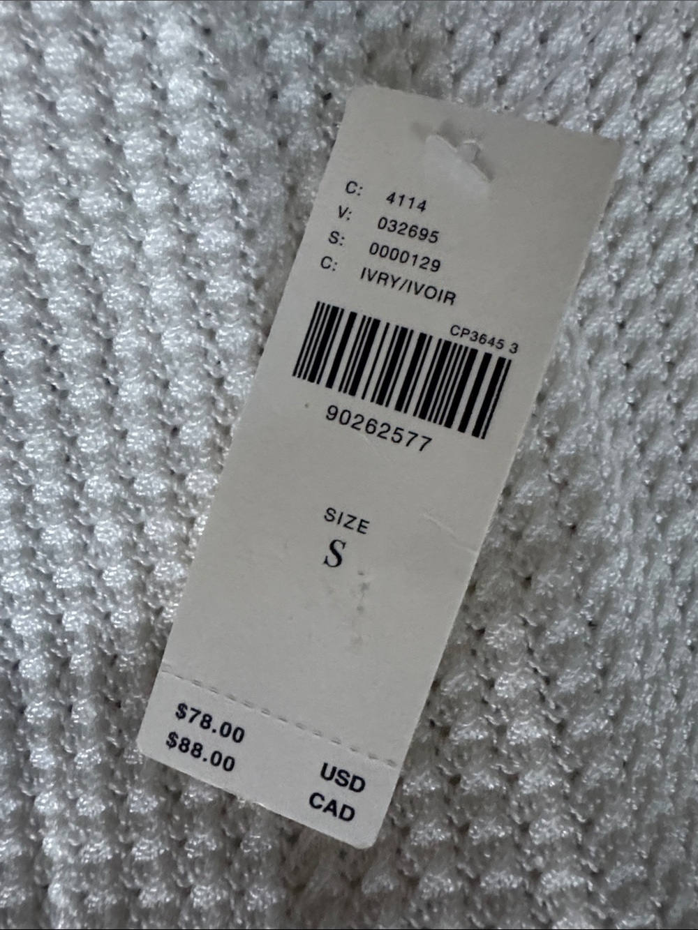 NWT Maeve Anthropology White Knit Tank with Lime Green Scalloped Trim - Picture 6 of 6